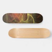 Skateboard Art abstrait Flamme magique (Horz)