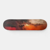 Skateboard Art abstrait Furie déchaînée (Horz)