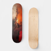 Skateboard Art abstrait Furie déchaînée (Recto)