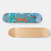 Skateboard Art abstrait jardin de printemps (Horz)