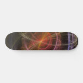 Skateboard Art abstrait nouveau monde (Horz)
