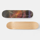 Skateboard Art abstrait nouveau monde (Horz)