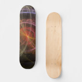 Skateboard Art abstrait nouveau monde (Recto)