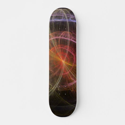 Skateboard Art abstrait nouveau monde (Devant)