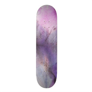 Skateboard art abstrait pourpre de cubisme sans couture