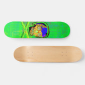Skateboard Art Calavera Vert Cracked Crackull Crackull (Horz)