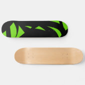 Skateboard Art contemporain vert / Noir (Horz)