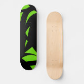 Skateboard Art contemporain vert / Noir (Recto)