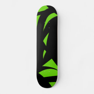 Skateboard Art contemporain vert / Noir