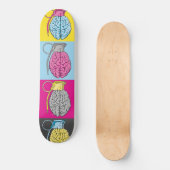 Skateboard Art de bruit de grenade de cerveau (Recto)