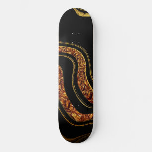 Skateboard art de couleur vibratoire