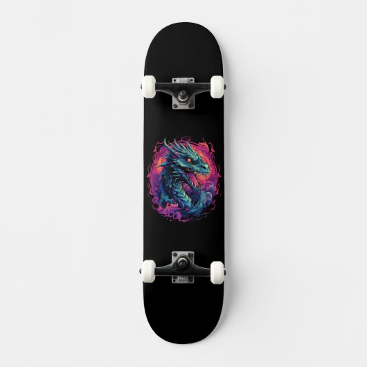 Skateboard Art de dragon (Recto)