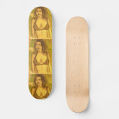 Skateboard art de fille de bikini (Recto)