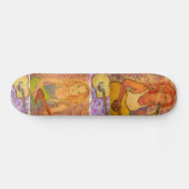 Skateboard Art de filles de guitare (Horz)