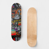 Skateboard Art de graffiti Planche à roulettes (Recto)