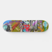 Skateboard Art de la vie urbaine industrielle (Horz)