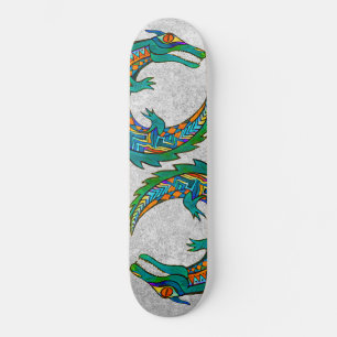 Skateboard Art de l'alligator tribal