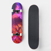 Skateboard Art de luxe inspiré des aurores (Recto)