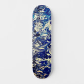 Skateboard Art de rue Abstrait inspirés Blue Ocean Waves (Recto)
