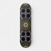 Skateboard Art de rue Mandala Abstrait (Devant)