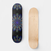 Skateboard Art de rue Mandala Abstrait (Recto)