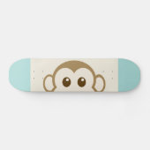 Skateboard Art de vecteur de visage de singe (Horz)