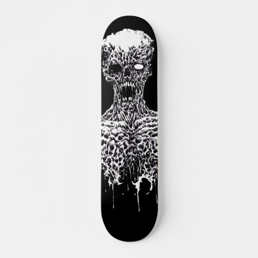 Skateboard Art Deck d'horreur Zombie (Devant)