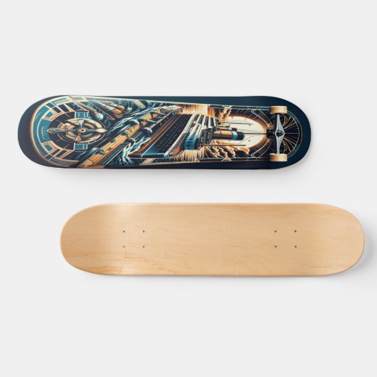 Skateboard "Art Déco Cruiser Deck" (Horz)