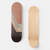 skateboard ART DECO (mauve) (Recto)
