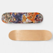 Skateboard Art du chat (Horz)