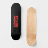 Skateboard Art du logo ACDC (Recto)