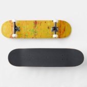 Skateboard Art esthétique jaune cool (Horz)