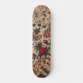 Skateboard Art floral de la tapisserie (Devant)