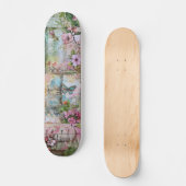 Skateboard Art Floral Vintage cool (Recto)