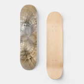 Skateboard Art fractal abstrait tons de terre moderne (Recto)