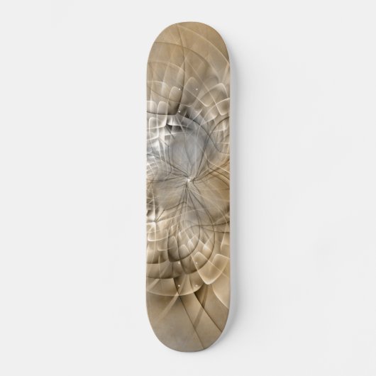Skateboard Art fractal abstrait tons de terre moderne (Recto)