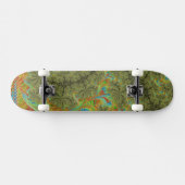 Skateboard Art fractal spirale psychédélique tripant (Horz)