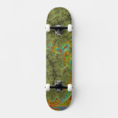 Skateboard Art fractal spirale psychédélique tripant (Recto)