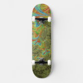 Skateboard Art fractal spirale psychédélique tripant (Recto)