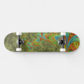 Skateboard Art fractal spirale psychédélique tripant (Horz)