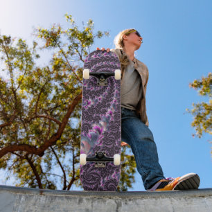 Skateboard Art groovy tripant funky psychédélique spirale fra
