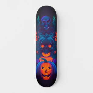 Skateboard art halloween