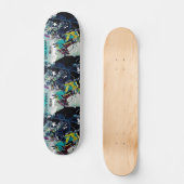 Skateboard art historique joutant de chevaux de chevaliers (Recto)