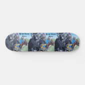 Skateboard art historique joutant de chevaux de chevaliers (Horz)