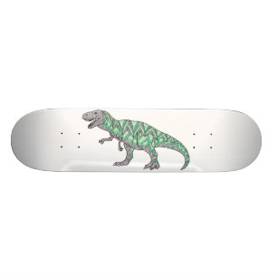 Skateboard Art illustré par griffonnage de dinosaure de T-Re
