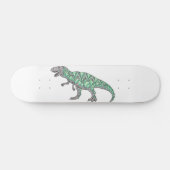 Skateboard Art illustré par griffonnage de dinosaure de T-Rex (Horz)