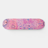Skateboard Art maximaliste Pink Party (Horz)