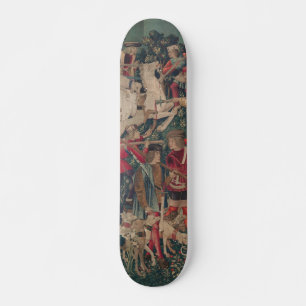 Skateboard Art médiéval de Unicorne - Les chasseurs revienn