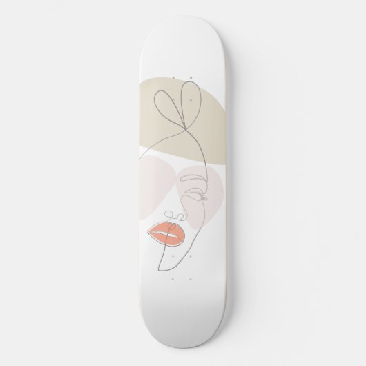 Skateboard Art minimaliste (Recto)