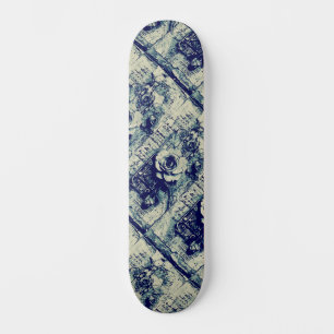 Skateboard Art moderne Indigo Blue Urban Street